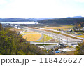 2023年11月津波で被災した南三陸町志津川の様子 118426627