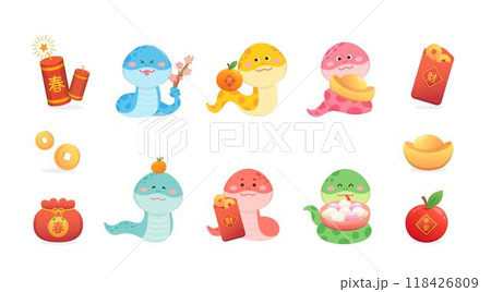 蛇 ヘビ 巳 118426809