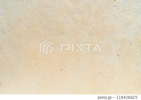 背景素材　和紙　茶色 118426825