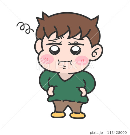 体重が気になる男の子 118428000