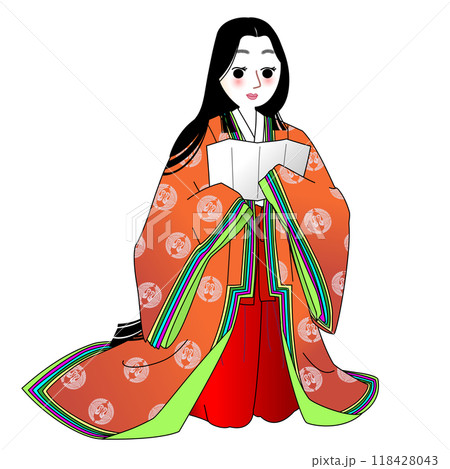 小野小町のイラスト 小野小町のイラスト 118428043