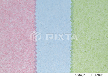 和紙による3色配色パターン【背景素材】 和紙による3色配色パターン【背景素材】 118428058