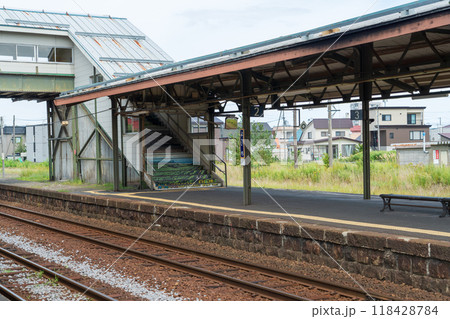 余市駅のホーム 118428784