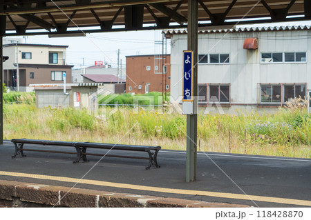 余市駅のホーム 118428870