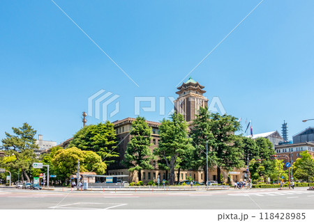 名古屋市役所　1933年に建設された12階建ての塔がある市庁舎　日本と西洋の設計様式を融合 118428985