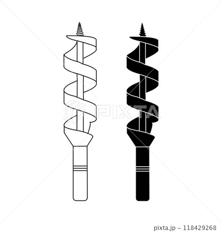 Drill bit icon 118429268