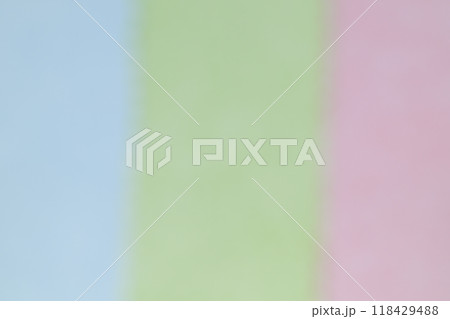 和紙を用いたボケ味の3色配色【背景素材】 118429488