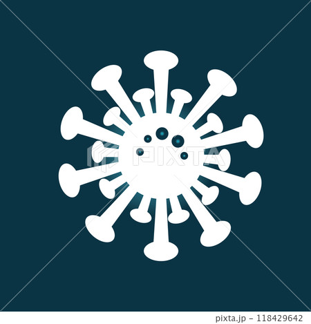 Bacteria, microbes, virus icon Bacteria, microbes, virus icon 118429642