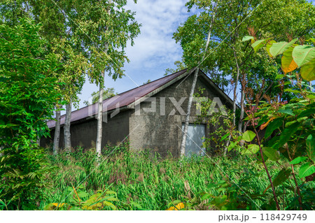 余市にあるニッカウイスキーの蒸留所施設 余市にあるニッカウイスキーの蒸留所施設 118429749
