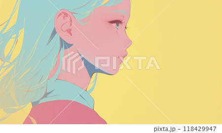 アニメーションイラスト 少女 アニメーションイラスト 少女 118429947