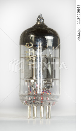 vacuum tube, retro radio lamp 118430648