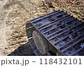 建設重機のキャタピラ 118432101