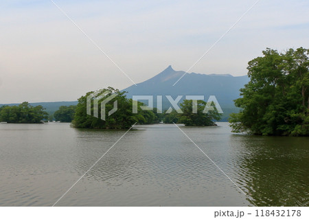 A plaque at the spot where the song Sen no kaze ni natte, I have become a thousand winds, was composed by Masafumi Akikawa and was influenced by a Clare Harner poem in Onuma Park in Hokkaido Japan 118432178