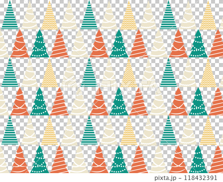 Colorful Christmas tree background material 1 118432391