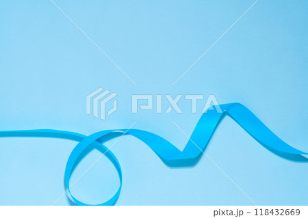 青色のリボン 青色のリボン 118432669