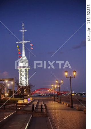 神戸港夜景 118432828