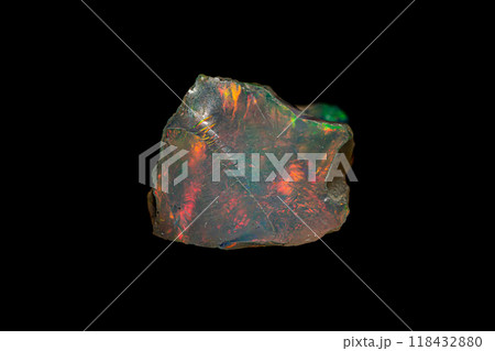 Beautiful rough opal gemstone 118432880