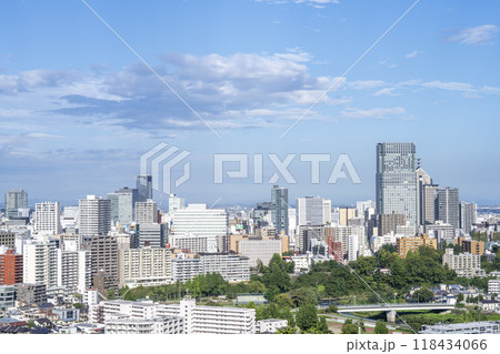 仙台城跡(青葉城)から見た秋の仙台市街 俯瞰 仙台市青葉区 仙台城跡(青葉城)から見た秋の仙台市街 俯瞰 仙台市青葉区 118434066