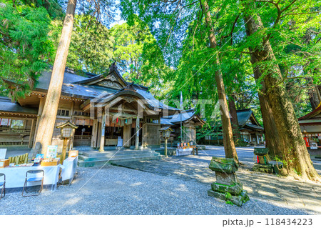 夏の高千穂神社　宮崎県高千穂町 118434223