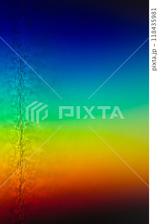 colorful light beam, refraction, rainbow light 118435981