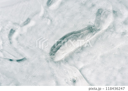 Transparent gel on a white background. 118436247