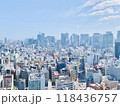 高層階からの東京の景色 118436757