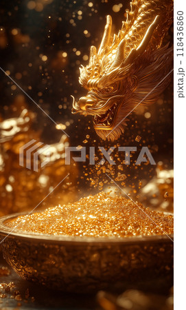 一粒万倍の龍イメージ 118436860