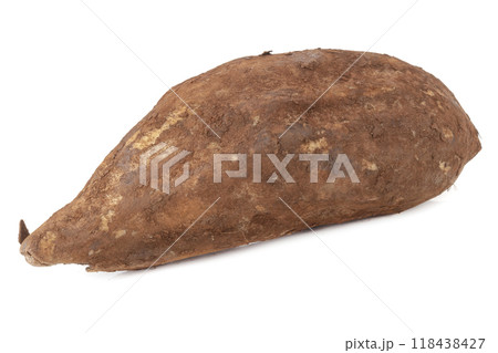 Yacon roots isolated on a white background 118438427