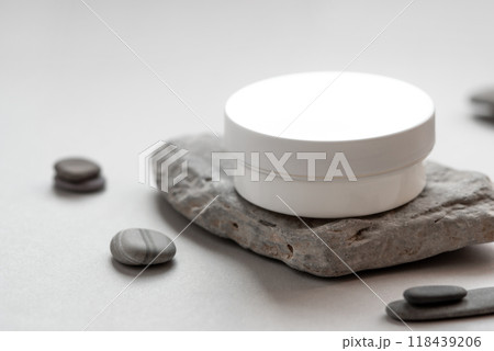 Minimalist Skincare Cream Jar 118439206