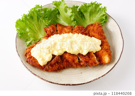 チキンカツとタルタルソース チキンカツとタルタルソース 118440208