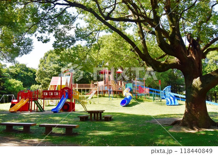 神奈川県　平塚市総合公園のわんぱくひろば 118440849