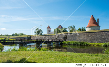 Kuressaare Castle in Estonia, Saaremaa. Medieval fortifications in Estonia 118441571