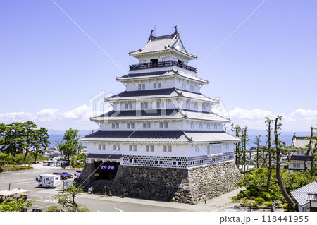 島原のランドマーク 美しい島原城(長崎県島原市) 島原のランドマーク 美しい島原城(長崎県島原市) 118441955