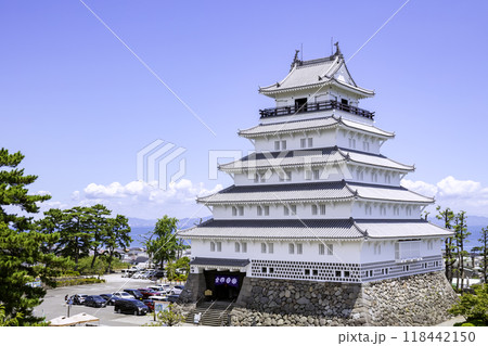 島原のランドマーク　美しい島原城（長崎県島原市） 118442150