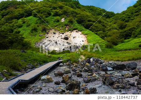 那須湯本温泉　殺生石 118442737