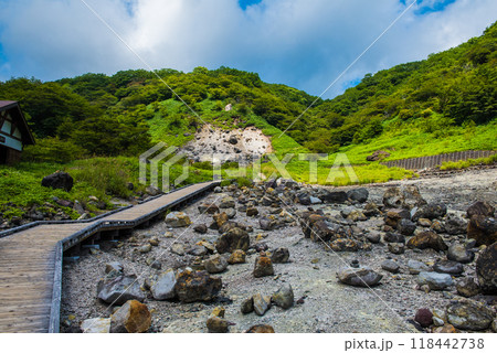 那須湯本温泉　殺生石 118442738