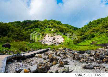 那須湯本温泉　殺生石 118442739