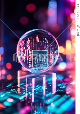 バブルに包まれる半導体チップ：AIバブル崩壊 118442853