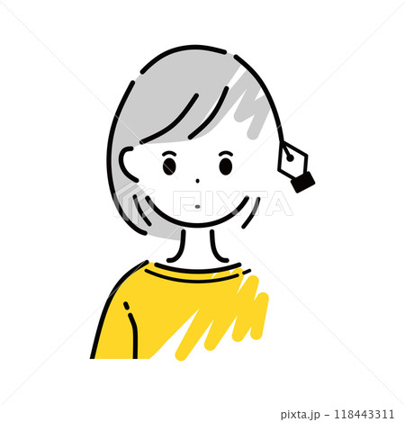 描き途中のイラスト 118443311