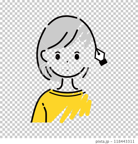 描き途中のイラスト 118443311