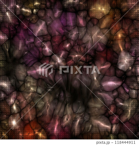 ドロドロの模様の背景テクスチャ画像 118444911