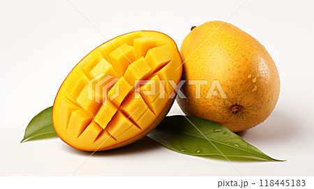 mango fresh mango , white background , Generate AI mango fresh mango , white background , Generate AI 118445183
