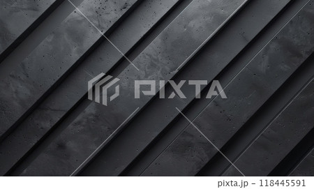 Contemporary Design with Diagonal Symmetry in Black 118445591