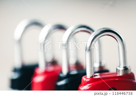 Close-up of a padlock Close-up of a padlock 118446738
