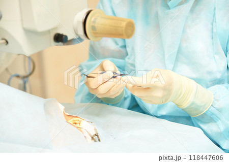 Precise surgical procedure in operating room medical instruments and equipment 118447606