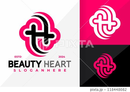 Letter H Heart Love Logo Icon Vector Design. Creative simple logos designs illustration Letter H Heart Love Logo Icon Vector Design. Creative simple logos designs illustration 118448082