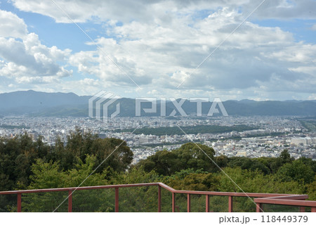 青蓮院門跡 青龍殿 西展望台から見る京都御所周辺 青蓮院門跡 青龍殿 西展望台から見る京都御所周辺 118449379