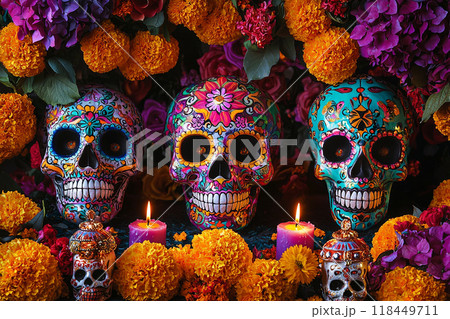 Day of the Dead Celebration 118449711