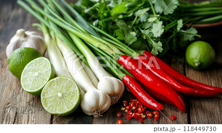 Colorful Fresh Vegetables Colorful Fresh Vegetables 118449730