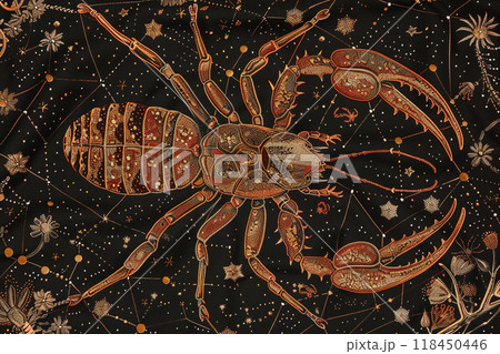 Astrological Cancer Constellation Art 118450446